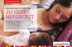 Cover borstvoeding magazine Jij geeft hij groeit