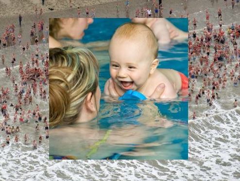 Nieuwjaarsduik Babyzwemmen 11 januari 2019
